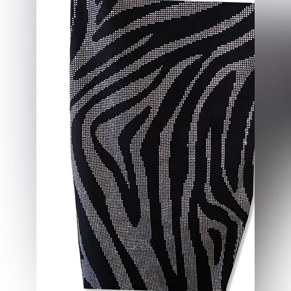 Retrofete Kaisley midi dress black crystal rhinestone knit party bodycon Revolve - Picture 12 of 17